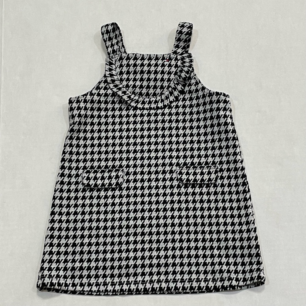 Tommy Hilfiger Houndstooth Jumper Dress Toddler Girls Sz 3T